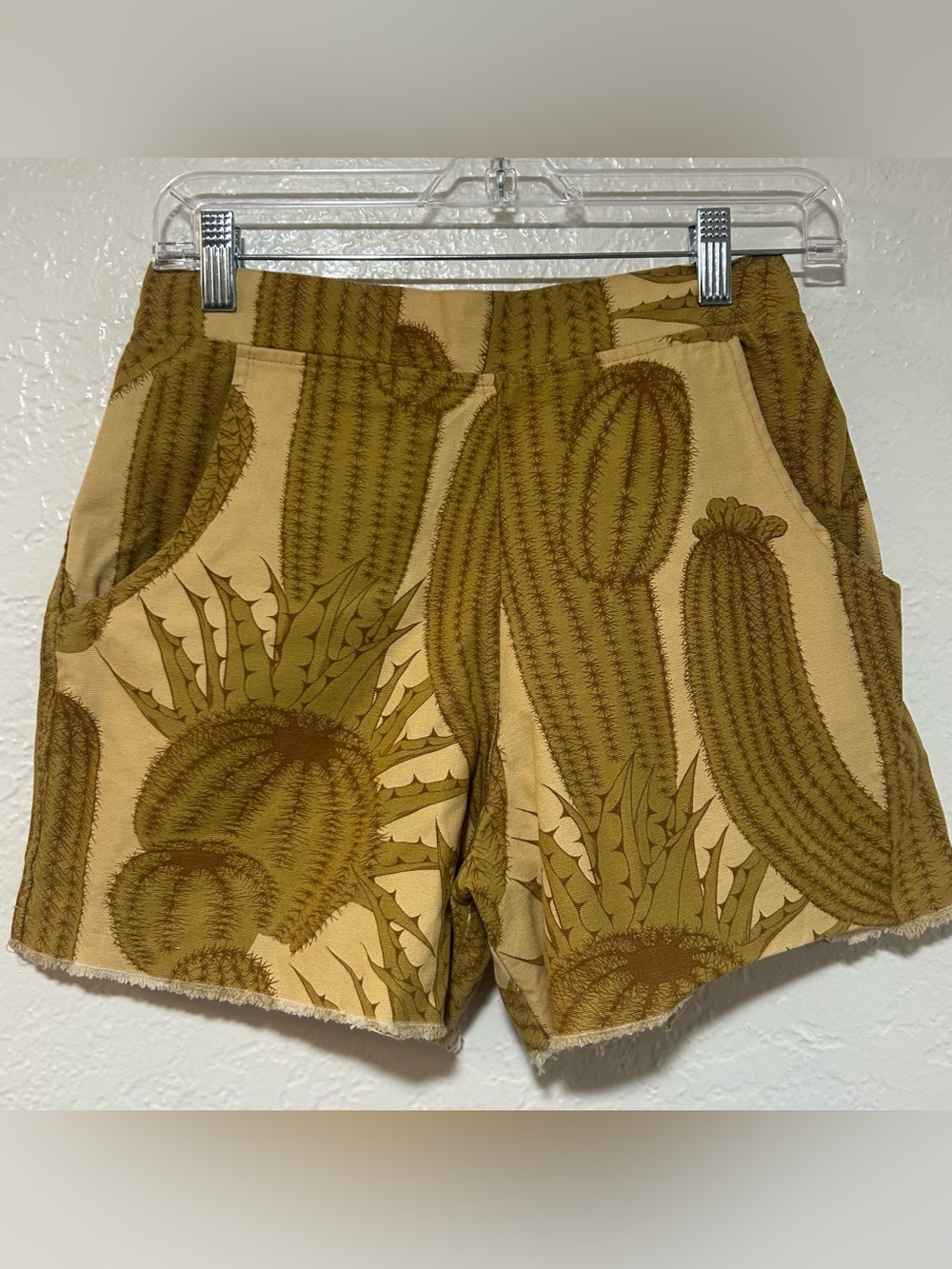 Rojas Los Angeles- Desert Cactus Print Women's Shorts w/ HUGE pockets